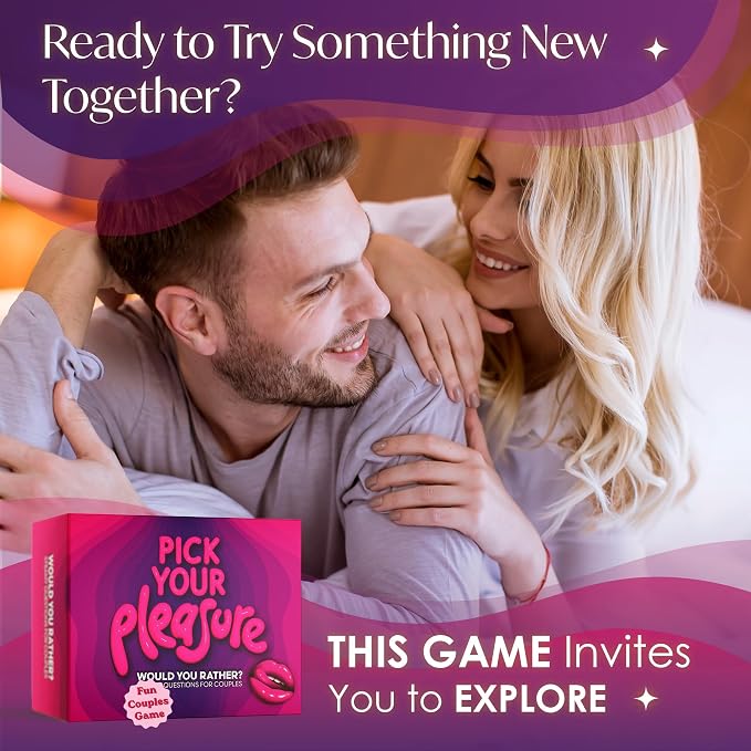 Playful Would You Rather Card Game for Couples - 200 Spicy Conversation Cards & Date Night Dares | Fun Gaming Cards for Two | Relationship Card Game for Deeper Connection