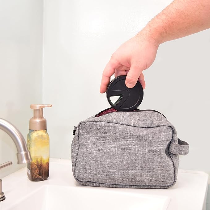 Travel RX Pill Case by Type Two Labs – Weekly 7 Day Pill Box, Compact Magnetic Organizer for Pills fits Purses or Pockets, Rugged Daily Caddy Holds Vitamins, Supplements, Medication. (PNW Green)