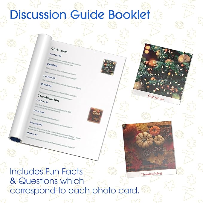 Keeping Busy Match The Photos with Fun Facts Set 1 Dementia Activities for Seniors Alzheimers Products for Elderly Memory Games for Seniors Activity Kits for Dementia Patients Memory Games for Adults