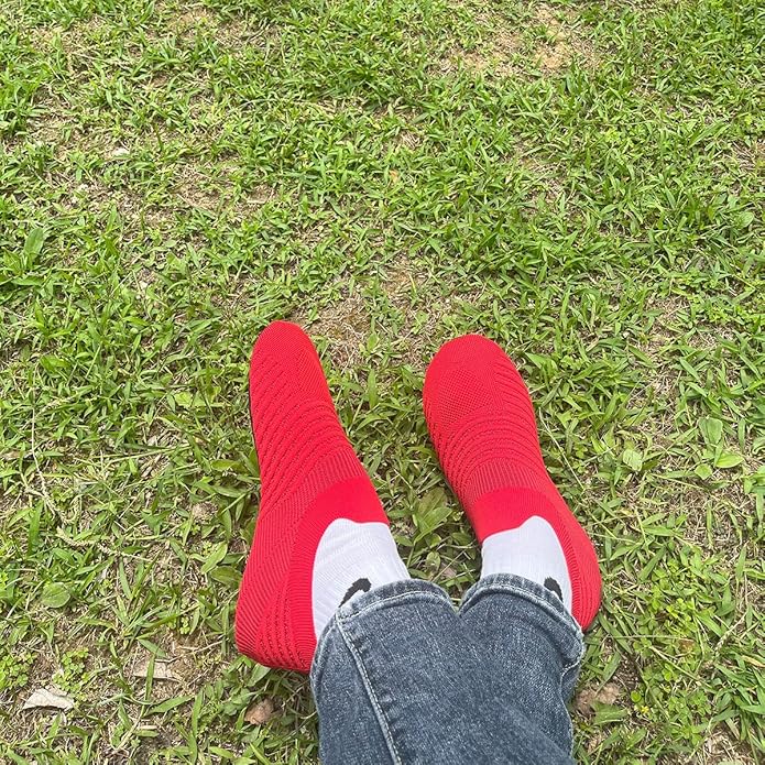 Adult Indoor House Slippers Socks Lightweight Non Slip Grip House Home Shoes for Women Men