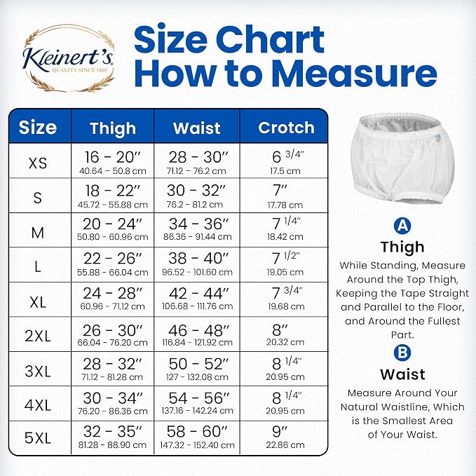 Waterproof Pull-On Unisex Incontinence Cover Pant. Leakproof-Washable - No Heat, Wear with Diaper, Guard Or Pad, Kleinert's