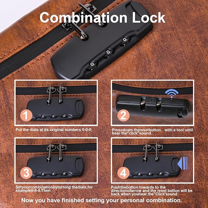Free Boy Smell Proof Bags 11.8"x8.6"Durable Odor Proof Stash Bag with Combination Lock,Smell Odor Case Container