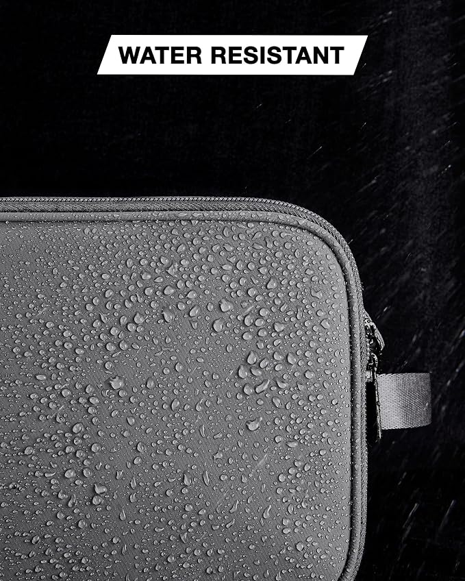 BAGSMART Toiletry Bag for Men, Travel Toiletry Organizer Dopp Kit Water-resistant Shaving Bag for Toiletries Accessories, Door Room Essentials,Grey-large