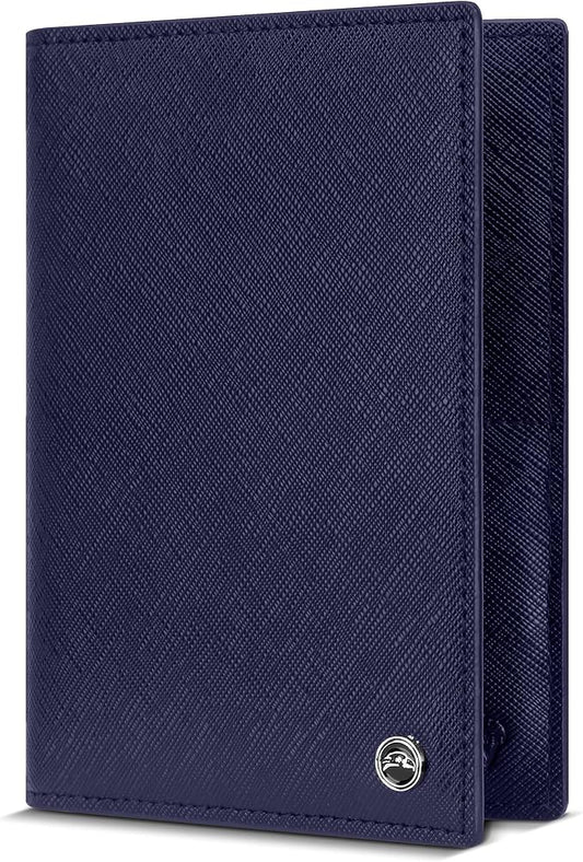 2 Passport Holder - Travel Essentials, RFID Blocking Wallet Credit Card Organiser, Plain Accessories Slim Cover For Men & Women | Travel Essentials