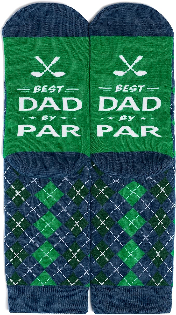 Lavley Funny Golf Socks - Fun gift for golfers - Unisex one size fits most - Great for birthdays or stocking stuffers