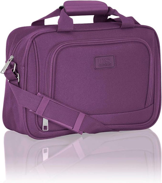 U.S. Traveler Rio 14" Travel Tote Bag, Lightweight 1200D Carry-On Bag for Women & Men