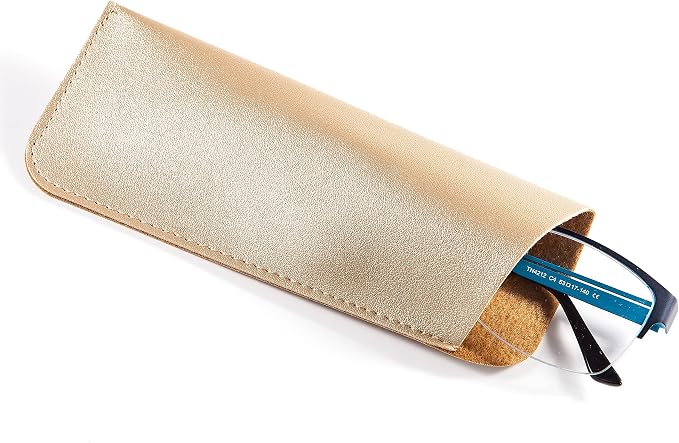 TRIUMPH VISION Reading Glasses Pouch Eyeglass Sleeve Soft Case Slim 3 Pack | Alternative to Bulky Case Lightweight，Neoprene Lined Padded Protect Optical lens Slip in, Cute Pattern Portable for Daily Use