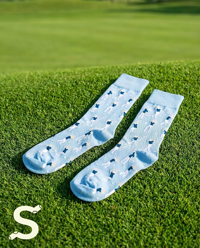 Funny Golf Socks For Men, Hilarious Golf Gift For Men, One Size 8-13