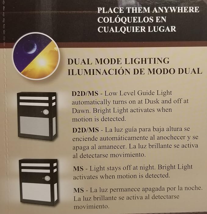 Motion Sensor LED Indoor/Outdoor Lights (Pack of 3)