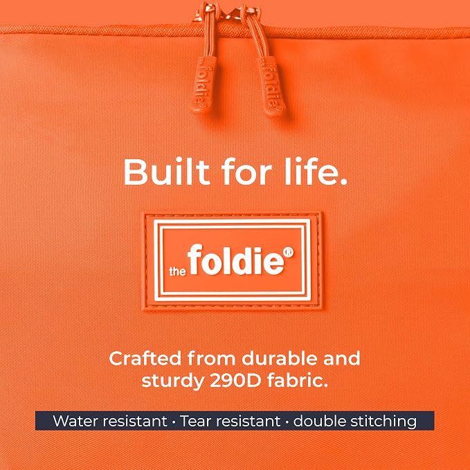 The Foldie Foldable Travel Bag for Women - 40L Weekender Bag with Multiple Pockets - Carry On Expendable Travel Bag