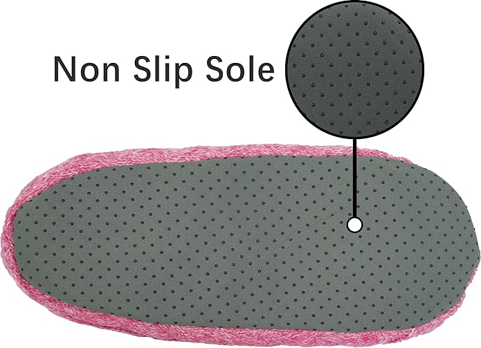 BenSorts Fuzzy Slipper Socks for Women Non Slip House Socks with Grips Gifts
