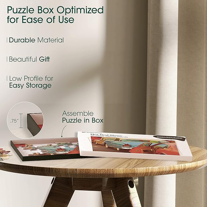 Keeping Busy 35 Piece Cars Puzzle for Seniors with Dementia Box | Color Coded Templates Dementia Puzzles for Seniors Gift for Nursing Home Residents Gifts for People in Nursing Home Alheimers Activity