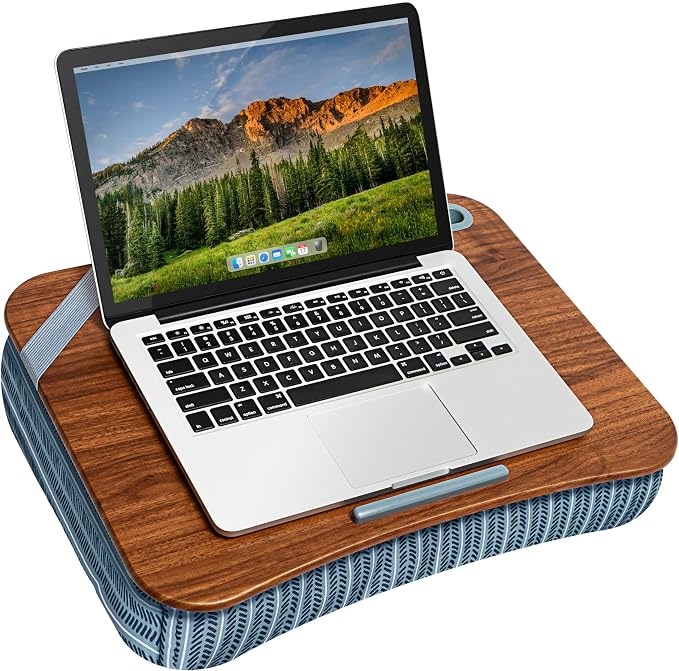 LAPGEAR Designer Lap Desk – Arrow Stripes, Fits 15.6” Laptops