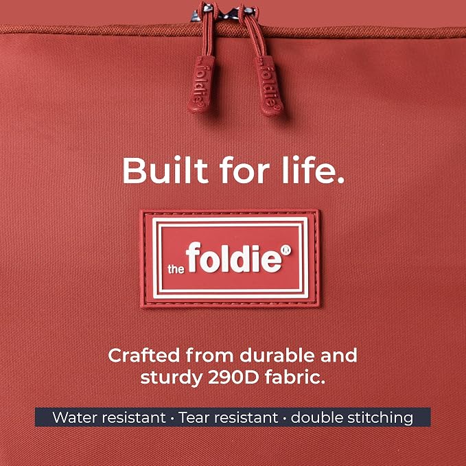 The Foldie Foldable Travel Bag for Women - 40L Weekender Bag with Multiple Pockets - Carry On Expendable Travel Bag