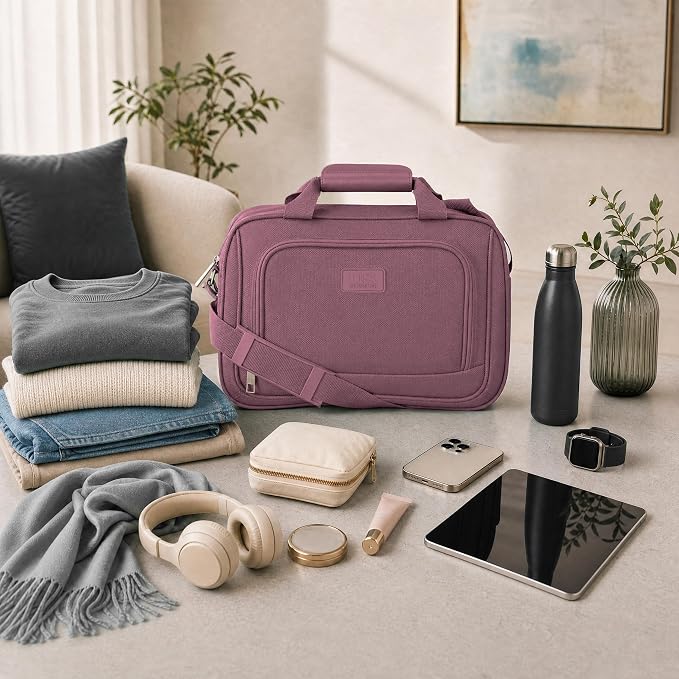 U.S. Traveler Rio 14" Travel Tote Bag, Lightweight 1200D Carry-On Bag for Women & Men