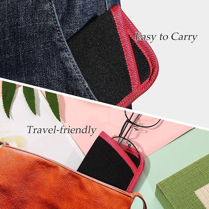 Konohan 12 Pieces Glasses Case Soft Eyeglasses Pouch Portable Eyewear Sunglasses Bag Anti Scratch, 6.1 x 2.76 Inch, 6 Colors