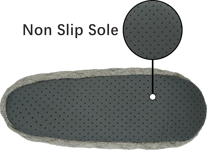 BenSorts Fuzzy Slipper Socks for Women Non Slip House Socks with Grips Gifts