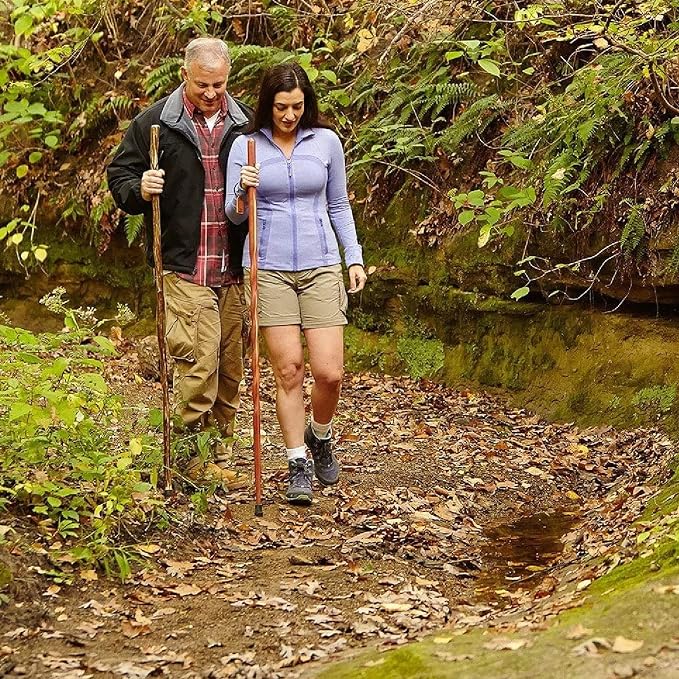 Brazos Wooden Walking Canes for Men and Women, Stable Walking Sticks for Seniors, Made in The USA