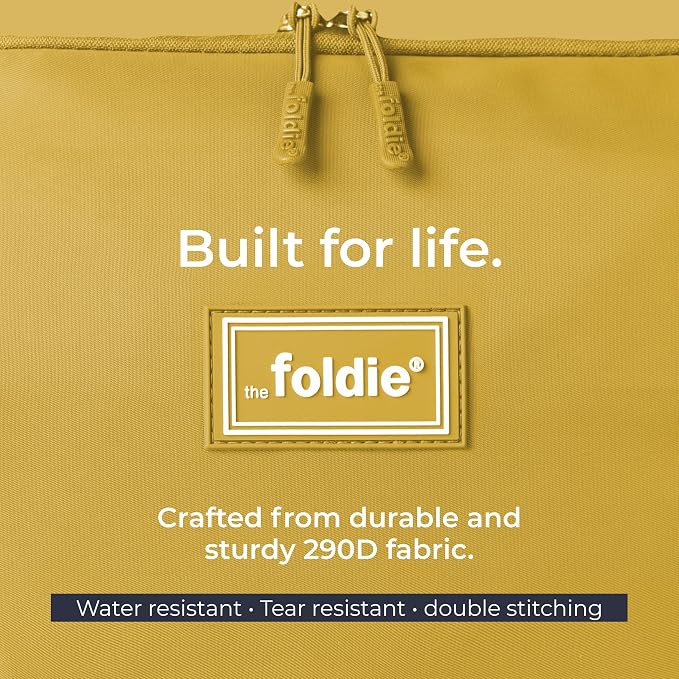 The Foldie Foldable Travel Bag for Women - 40L Weekender Bag with Multiple Pockets - Carry On Expendable Travel Bag
