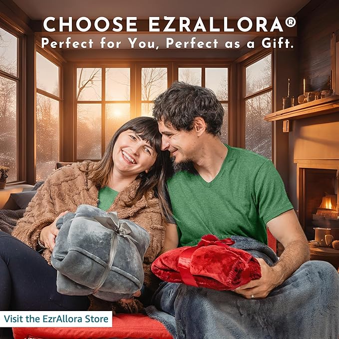 Premium Double Layer Wearable Blanket for Women -Easy On Easy Off No Sleeves- Drape and Go - Gifts for Women Who Have Everything - Gifts for Her Grandma and Mom (Burgundy)