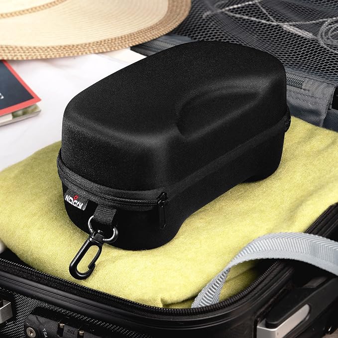 NoCry Protective Goggle Case; Fits Most Goggles; Semi Hard, Water Resistant and Shockproof Outer Shell; Reinforced Zipper; Belt Clip; Designed to Fit All Safety Goggles; Black