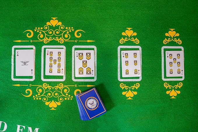 Military Gift Shop US Navy Professional Quality Playing Cards | Great for Game Night | Gifts for Sailors | Navy Playing Cards