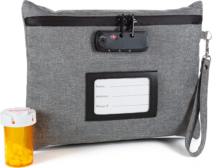 MEDICINE RX SAFE Medication Travel Bag