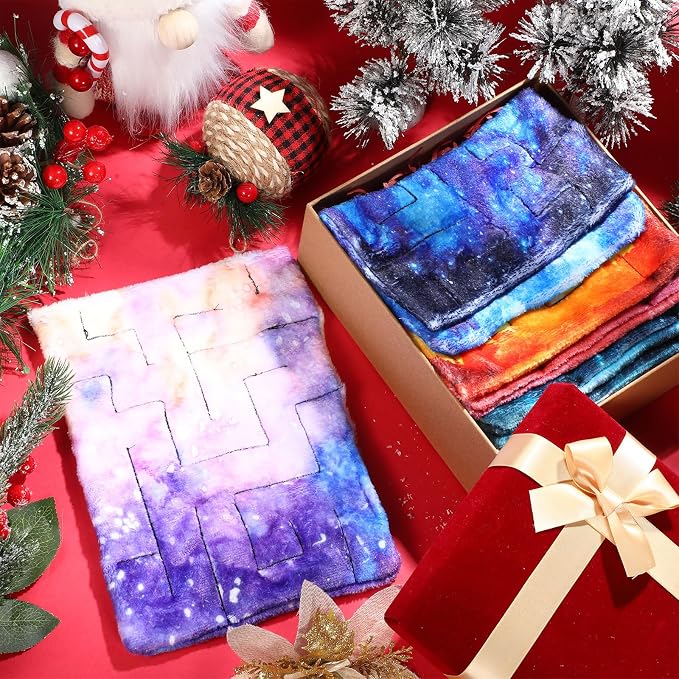 4 Pcs Marble Maze Mat Sensory Fidget Stress Relief Toys Calming Sensory Mat Anxiety Relief Fabric Toys for Teens School Home Reduce Stress(Starry Sky,8.66 x 6.3 in)