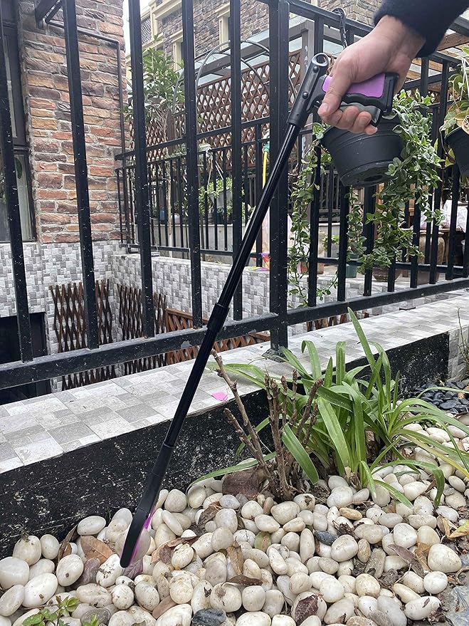 32 inch Foldable GrabRunner Reacher Grabber Tool with Magnetic for Seniors, Disabled, After Surgery Recovery(Dark Purple)