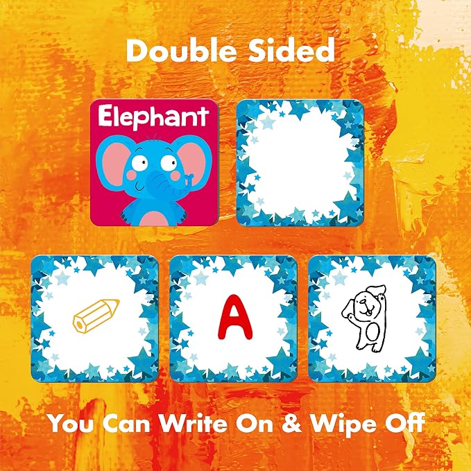 Hebayy Memory Matching Game, 72 PCS First Words Matching Cards for Toddlers 36 Pairs Memory Cards Educational Toys for Preschool 4 5 6 Years Old