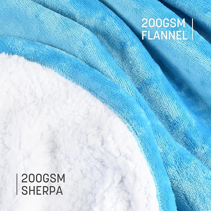 Catalonia Oversized Blanket Hoodie Sweatshirt, Wearable Sherpa Lounging Pullover for Adults Women Men