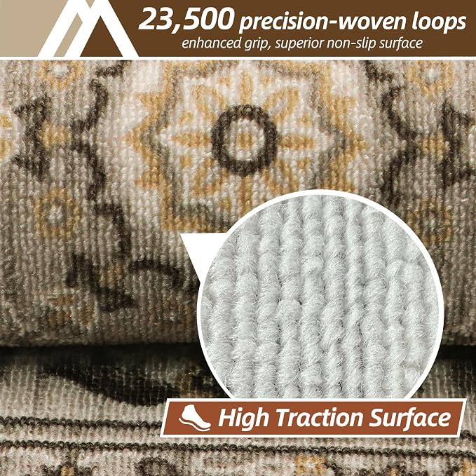 COSY HOMEER Stair Treads for Wooden Steps Non Slip Washable 8" X 30" 15pcs | Self Adhesive,Peel and Stick,Soft Carpet Stair Treads for Kids,Elder,Pet,Residue Free,Reusable Stair Runner,Multi-Surface Use