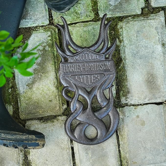 Sungmor Cast Iron Octopus Statue Boot Jack, Vintage Heavy Duty Boot Puller, Cowboy Boot Remover Helper, Rustic Shoe Jack Remover for Work Boots, Garden Boots, Home and Garden Decor Statue