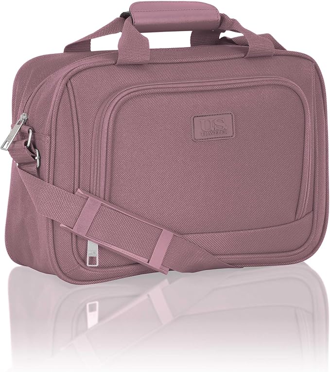 U.S. Traveler Rio 14" Travel Tote Bag, Lightweight 1200D Carry-On Bag for Women & Men