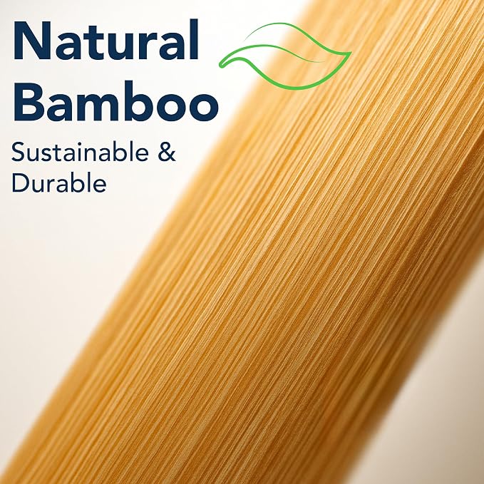 Slick- Bamboo Back Scratcher, 16.5", 2 Pack, Long Handle | Wooden Back Scratcher for Men & Women, Smooth Edges, Triple Polished Finish for Comfort, Relaxation & Daily Use