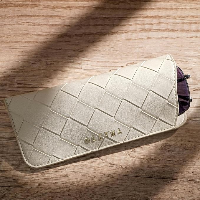 OLETHA Aesthetic Soft Glasses Case, Slip-in Design