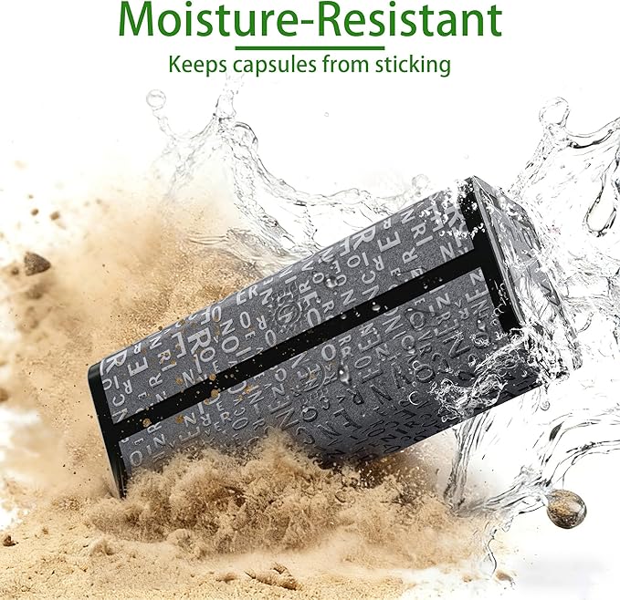 Aesthetic Pill Organizer 7 Day AM PM, Discreet 2 Times a Day Weekly Pill Box with Double Protection Shell, Large Capacity Portable Vitamin Case for Travel Meds & Medicine Organizer (Silver)