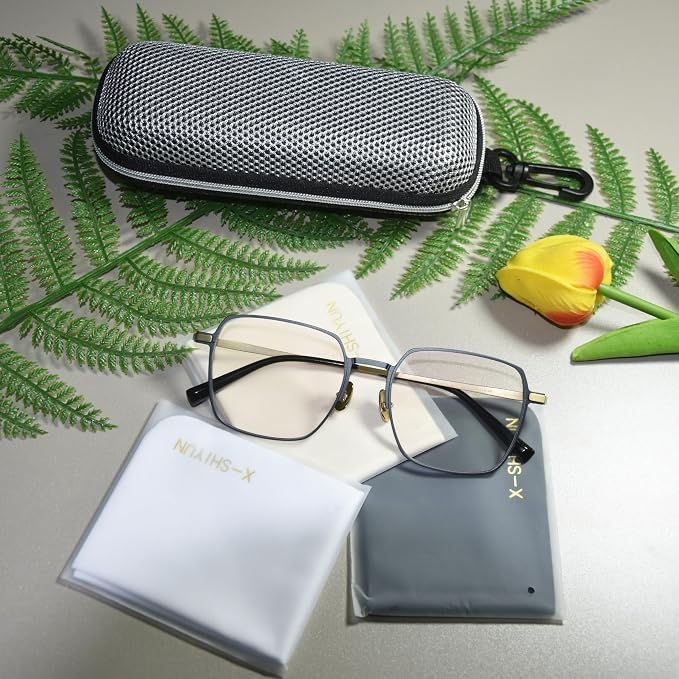 Unisex Semi-Hard Shell Eyeglasses Cases(3 Pack), Protective Case For Glasses