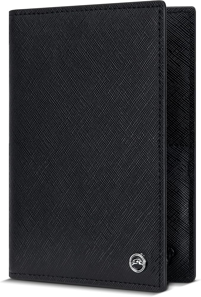 2 Passport Holder - Travel Essentials, RFID Blocking Wallet Credit Card Organiser, Plain Accessories Slim Cover For Men & Women | Travel Essentials