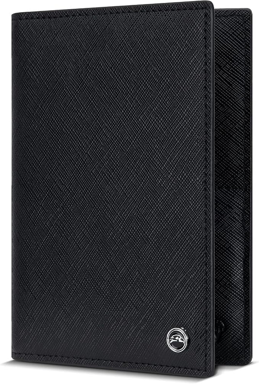 2 Passport Holder - Travel Essentials, RFID Blocking Wallet Credit Card Organiser, Plain Accessories Slim Cover For Men & Women | Travel Essentials