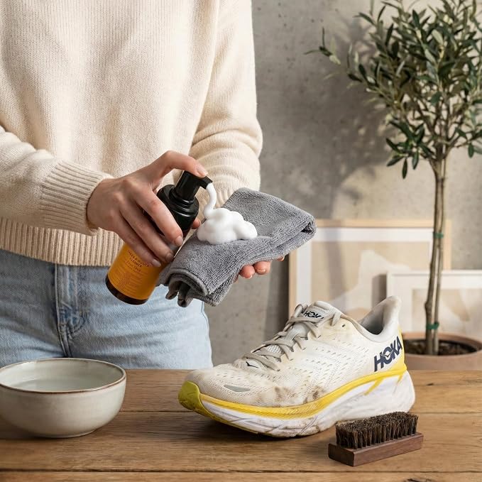 Leather Honey Suede Cleaner – Non-Toxic & Made in USA Since 1968 | Gently deep cleans & restores suede & nubuck shoes, boots, jackets, Uggs, bags & purses. Safe for any color including white.