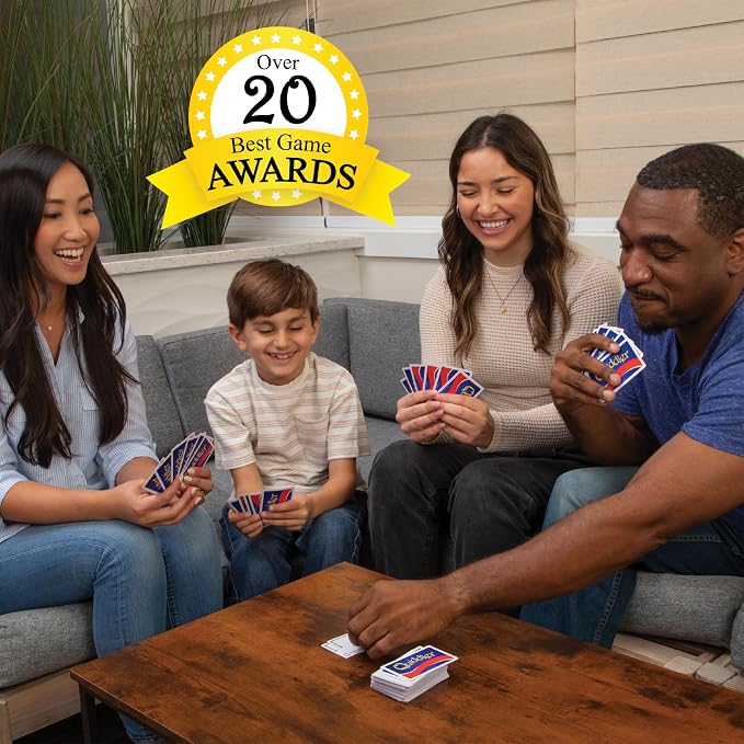 SET Enterprises Quiddler Word Game | Family Game Night, Travel Games, Screen-Free, Travel Game, Holiday Game, Playing Cards