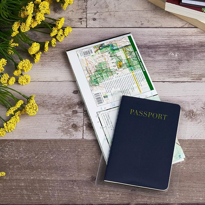 Avery File Envelopes, 4" x 6" Passport Holder, Holds up to 30 Sheets, 10 Clear Vinyl Envelopes (74806)