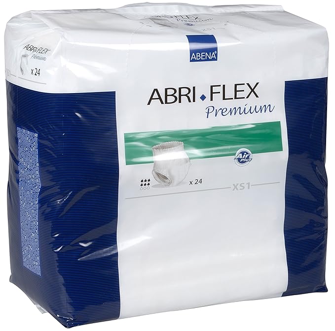 Abena Abena Abri-Flex Premium Protective Underwear, Xs1, 24 Count, 24 Count (Pack of 2)