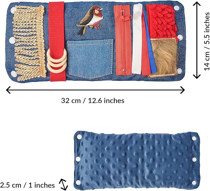 Fidget Wrist Cuff Sensory Toys | Fidget Toys for Dementia | Dementia Products for Elderly | Anxiety Sleeve | Gifts and Activities for Seniors with Alzheimer’s or Dementia