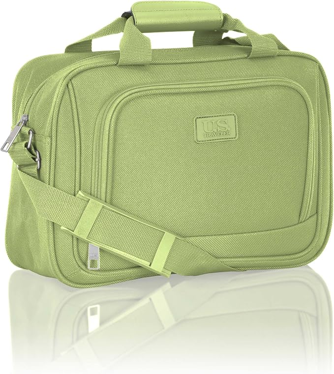 U.S. Traveler Rio 14" Travel Tote Bag, Lightweight 1200D Carry-On Bag for Women & Men