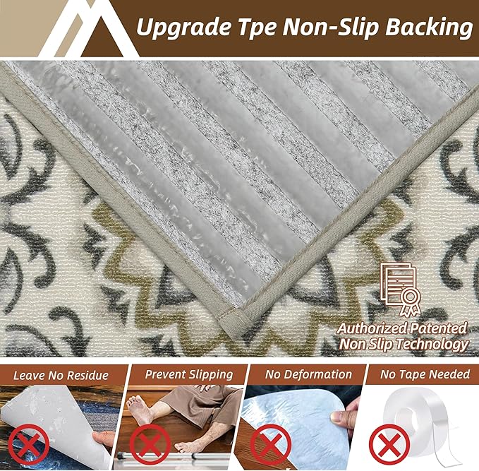 COSY HOMEER Stair Treads for Wooden Steps Non Slip Washable 8" X 30" 15pcs | Self Adhesive,Peel and Stick,Soft Carpet Stair Treads for Kids,Elder,Pet,Residue Free,Reusable Stair Runner,Multi-Surface Use