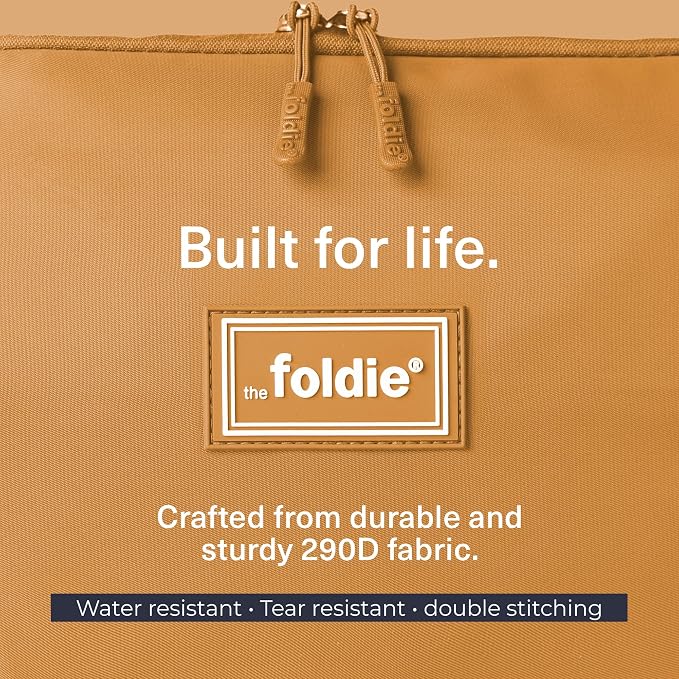The Foldie Foldable Travel Bag for Women - 40L Weekender Bag with Multiple Pockets - Carry On Expendable Travel Bag