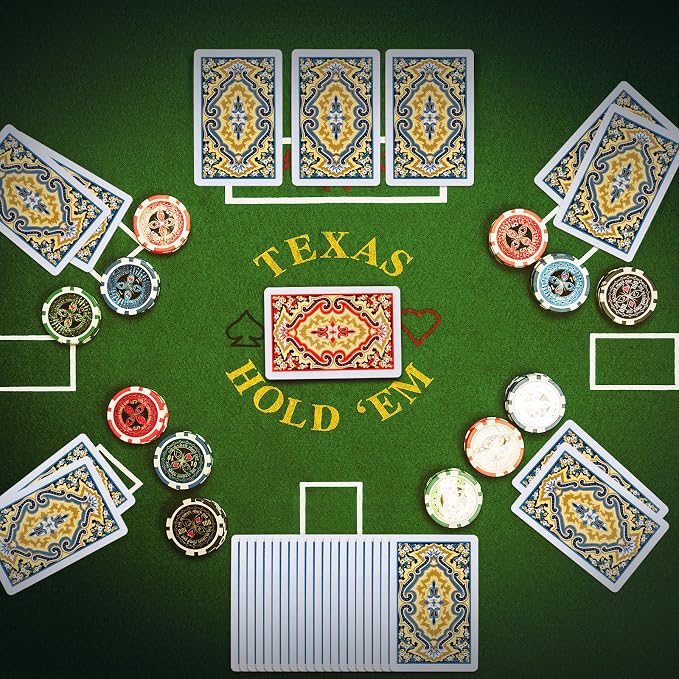Plastic Playing Cards, 2 Packs Waterproof Poker Decks, Washable & Durable | 2 Packs, Plastic,Waterproof, large Pint，Poker Decks, Washable, Durable