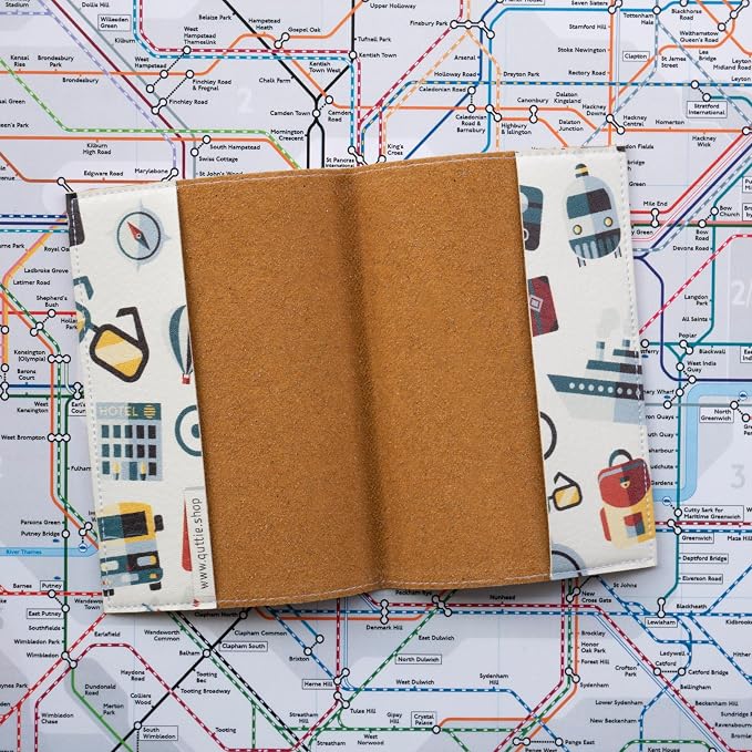 Passport Cover for Kids, Women and Men, Cute Travel Passport Holder (Tourist Pattern)